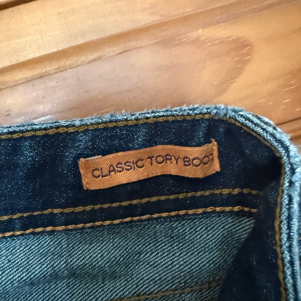 Tory Burch Dark Blue Denim Jeans - Picture 3 of 11